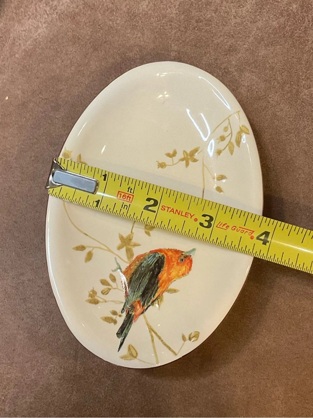 Avanti Gilded Birds Soap Dish